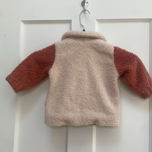 Color Block Pile Jacket - Picture 2 of 5